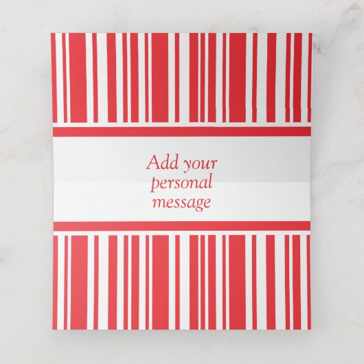 Candy Cane Stripes (Binnenkant ongevouwen)