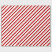 Candy Cane Stripes Cadeaupapier (Vlak)
