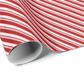 Candy Cane Stripes Cadeaupapier (Rol Hoek)