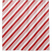 Candy Cane Stripes Douchegordijn (Voorkant)