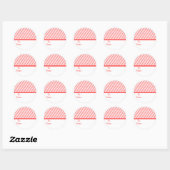 Candy Cane Stripes Gift Labels (Vel)