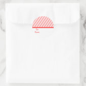 Candy Cane Stripes Gift Labels (Tas)