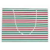 Candy Cane Stripes Groot Cadeauzakje (Achterkant)