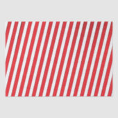 Candy Cane Stripes Holiday Kerstmis Tissuepapier (Voorkant)