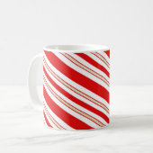 Candy Cane Stripes Koffiemok (Voorkant links)