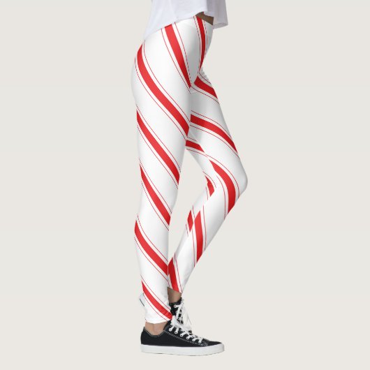 Candy Cane Stripes Leggings (Rechts)
