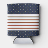 Candy Cane Stripes & Polka Dots Koelbox Blikjeskoeler (Voorkant)