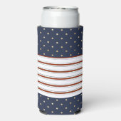 Candy Cane Stripes & Polka Dots Seltzer Koelbox (Seltzer Achterkant)