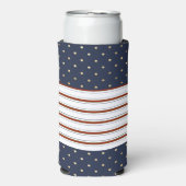 Candy Cane Stripes & Polka Dots Seltzer Koelbox (Seltzer Voorkant)