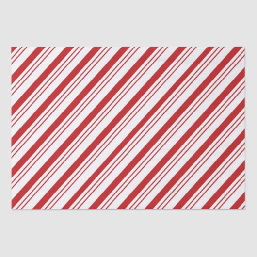 Candy Cane Stripes Tissuepapier (Voorkant)