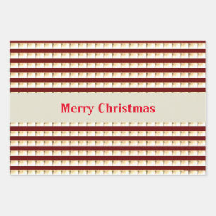  Candy Cane Strips inpakpapier