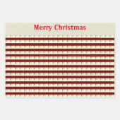 Candy Cane Strips inpakpapier Vel (Voorkant 3)