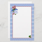 Candy Cane Surprise Briefpapier voor kerstmis (Voorkant / Achterkant)