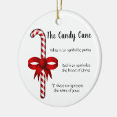 Candy Cane Symbol Ornament (Links)