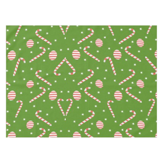 Candy Cane Tafelkleed (Voorkant (Horizontaal))