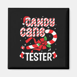 Candy Cane Tester Crew - Grappige Kerstvakantie M Magneet