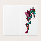 Candy Cane Thief Kaart (Buitenkant ongevouwen)