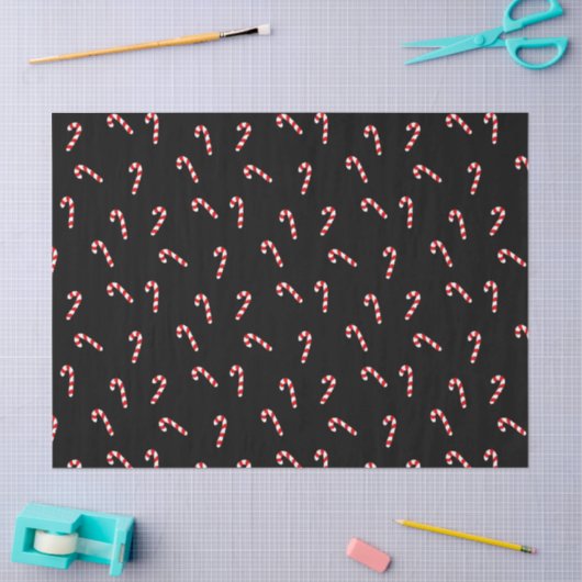 Candy Cane Tissuepapier (Craft)