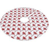 Candy Cane Tree Skirt Kerstboom Rok (Gekanteld)