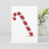 Candy Cane Uitnodigingen (Staand voorkant)