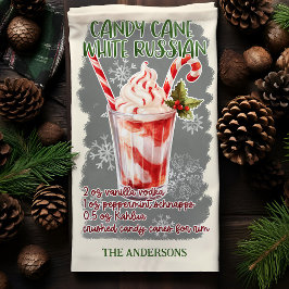Candy Cane White Russische Kerstcocktail Recept Theedoek