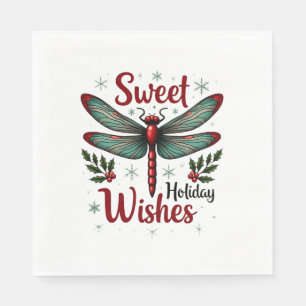 Candy Cane Wings Dragonfly Servet