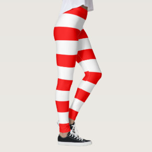 Candy Cane Yoga Pants Leggings