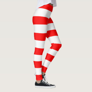 Candy Cane Yoga Pants Leggings