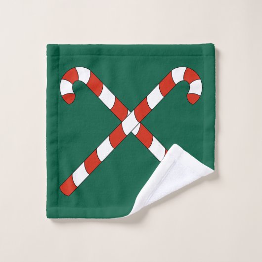 Candy Canes Crossed (Gant de toilette)