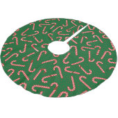 Candy Canes Design Kerstboom Rok (Gekanteld)