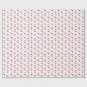 Candy Canes en Cocktails Patroon Kerstmis Cadeaupapier (Vlak)