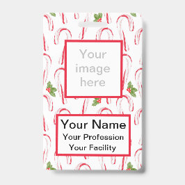 Candy Canes en Holly Badge