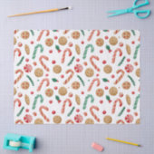 Candy Canes en kerstkoekjes Tissuepapier (Craft)