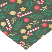 Candy Canes en sterren Korte Tafelloper (Hoek)