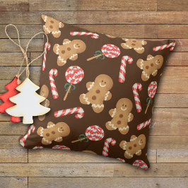Candy Canes Holiday Pattern Kussen
