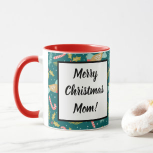 Candy Canes Holly Pine Boughs Birds Mok