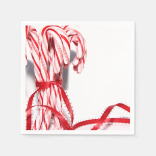 Candy Canes Napkins Servetten