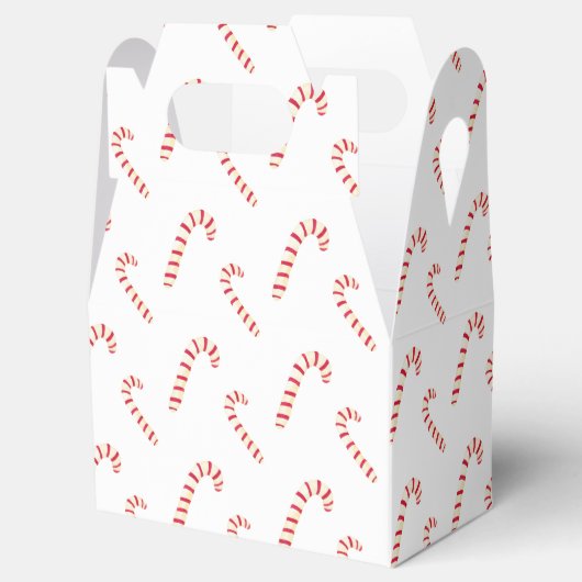 Candy Canes Pattern Bedankdoosjes (Geopend)