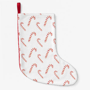 Candy Canes Pattern Kleine Kerstsok