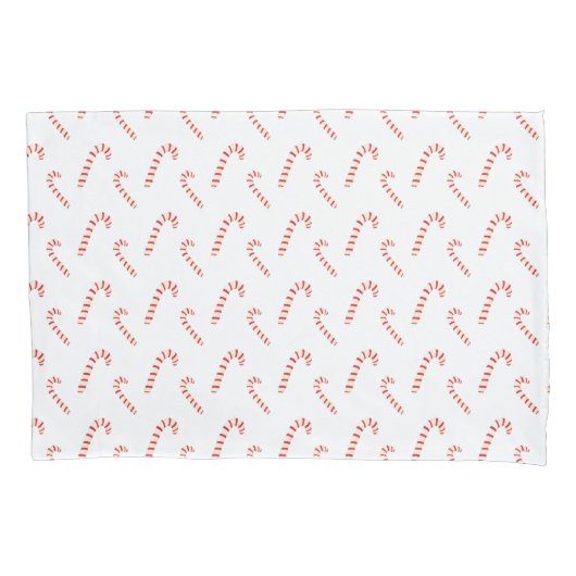 Candy Canes Pattern Kussensloop (Voorkant)