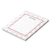 Candy Canes Pattern Notitieblok (Gedraaid)