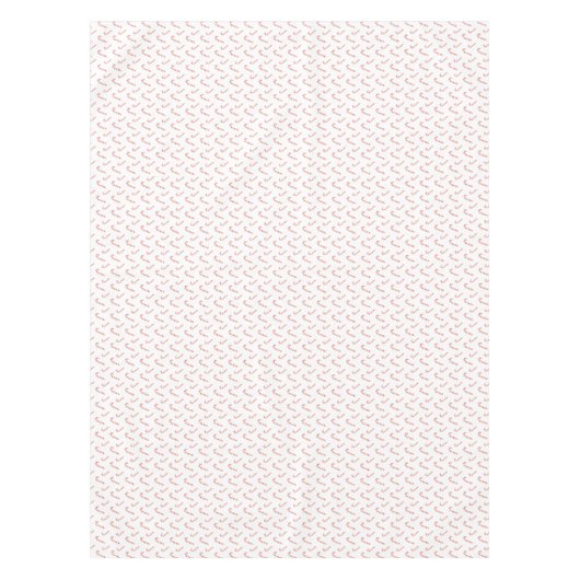 Candy Canes Pattern Tafelkleed (Voorkant)