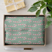  Candy Canes Pattern Tissuepapier (Geschenk)