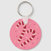Candy canes sleutelhanger (Voorkant)