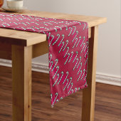 Candy Canes Table Runner Lange Tafelloper (Voorbeeld)