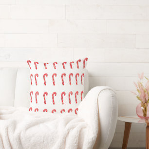 Candy Canes Throw Pillow Kussen