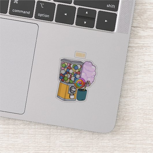 Candy cartoon illustratie sticker (Detail)