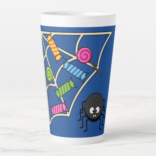 Candy Catcher Spider Latte Mok (Voorkant)