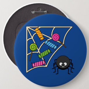 Candy Catcher Spider Ronde Button 6,0 Cm