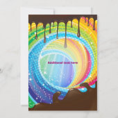 Candy Chocolate Adolescent Dream Land Invitation d (Dos)